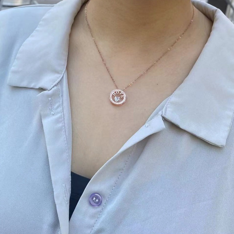 Hope Pendant Necklace – 18K Gold Plated 925 Sterling Silver & 5A Zirconia Diamonds