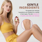 Hair Removal Oil 60Ml - Natural Hair Growth Inhibitor with Jojoba & Almond Oil, Gentle Formula for Smooth Skin, All Body Areas