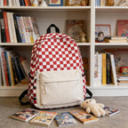 Classic Plaid Backpack - Durable School & Travel Daypack with Laptop Compartment