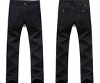 Men's Plaid Cotton Linen Straight Leg Casual Pants
