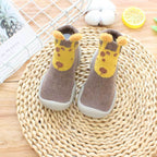 Non-Slip Toddler Floor Socks with Grips - Soft Cotton Baby Shoe Socks