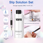 Poly Gel Nail Kit – 6-Color Set with UV LED Lamp & Extension Tools