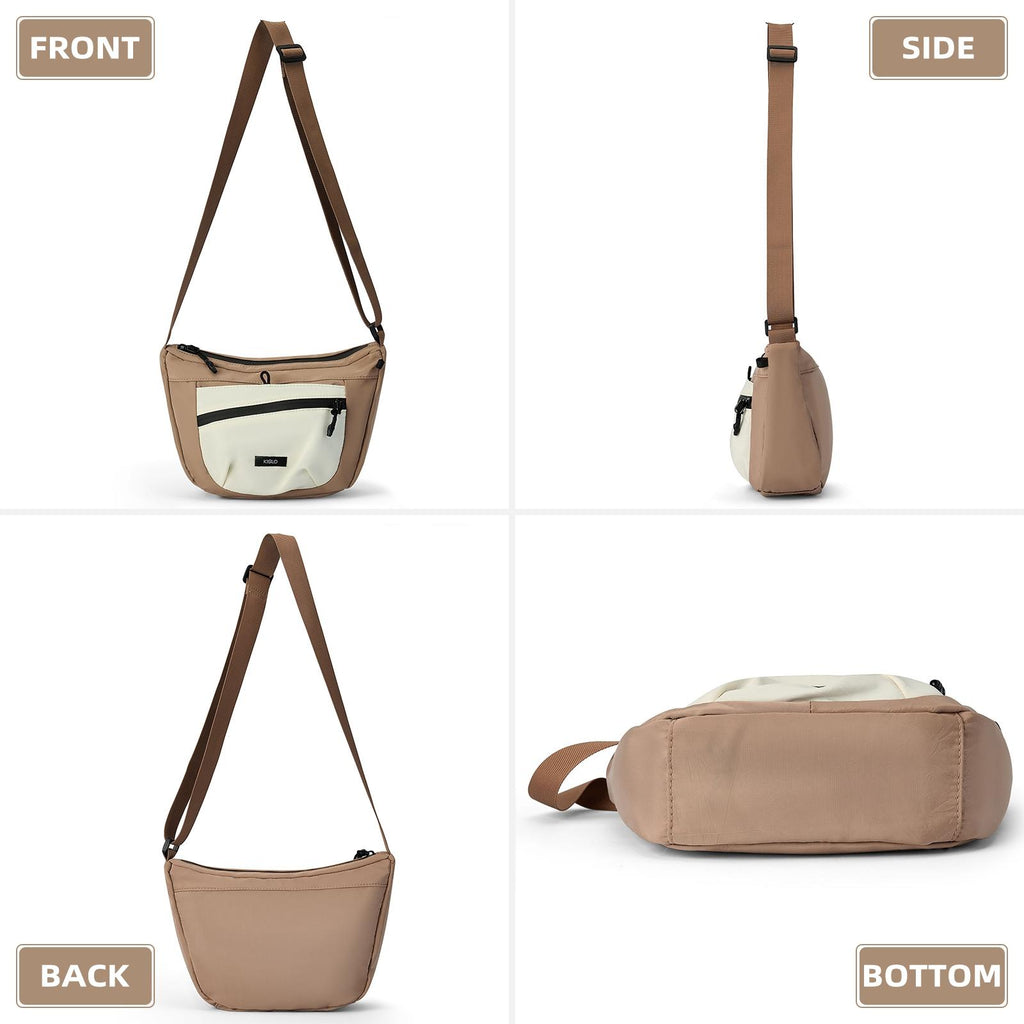 Large Capacity Crossbody Shoulder Bag - Versatile Everyday Purse for Work, School & Travel