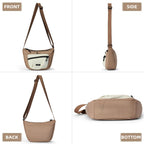 Large Capacity Crossbody Shoulder Bag - Versatile Everyday Purse for Work, School & Travel