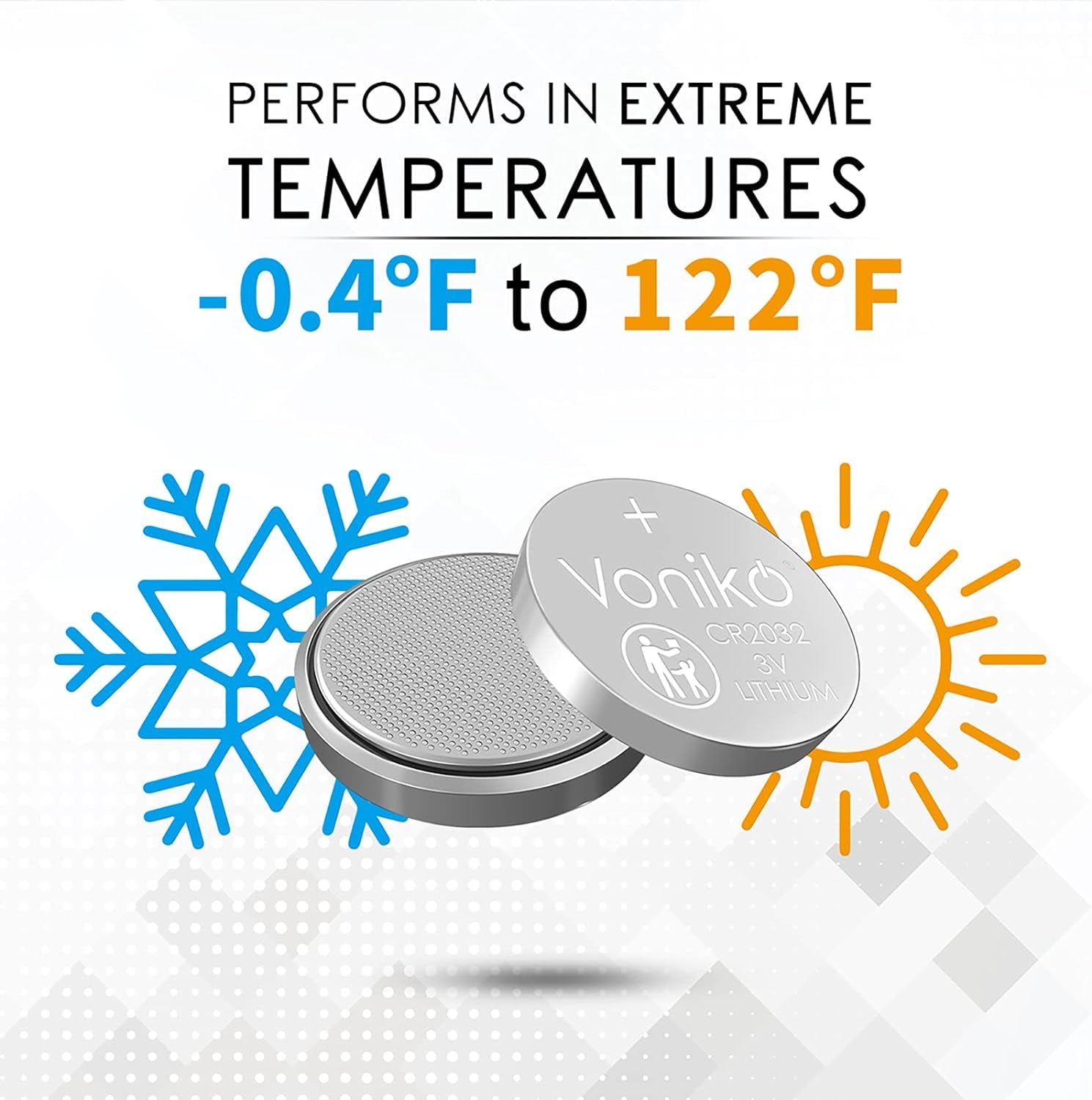 CR2032 3V Lithium Batteries 6 Pack for Child Safety, Compatible with Airtag, Key Fobs, Thermometers, Scales – 7 Years Shelf Life