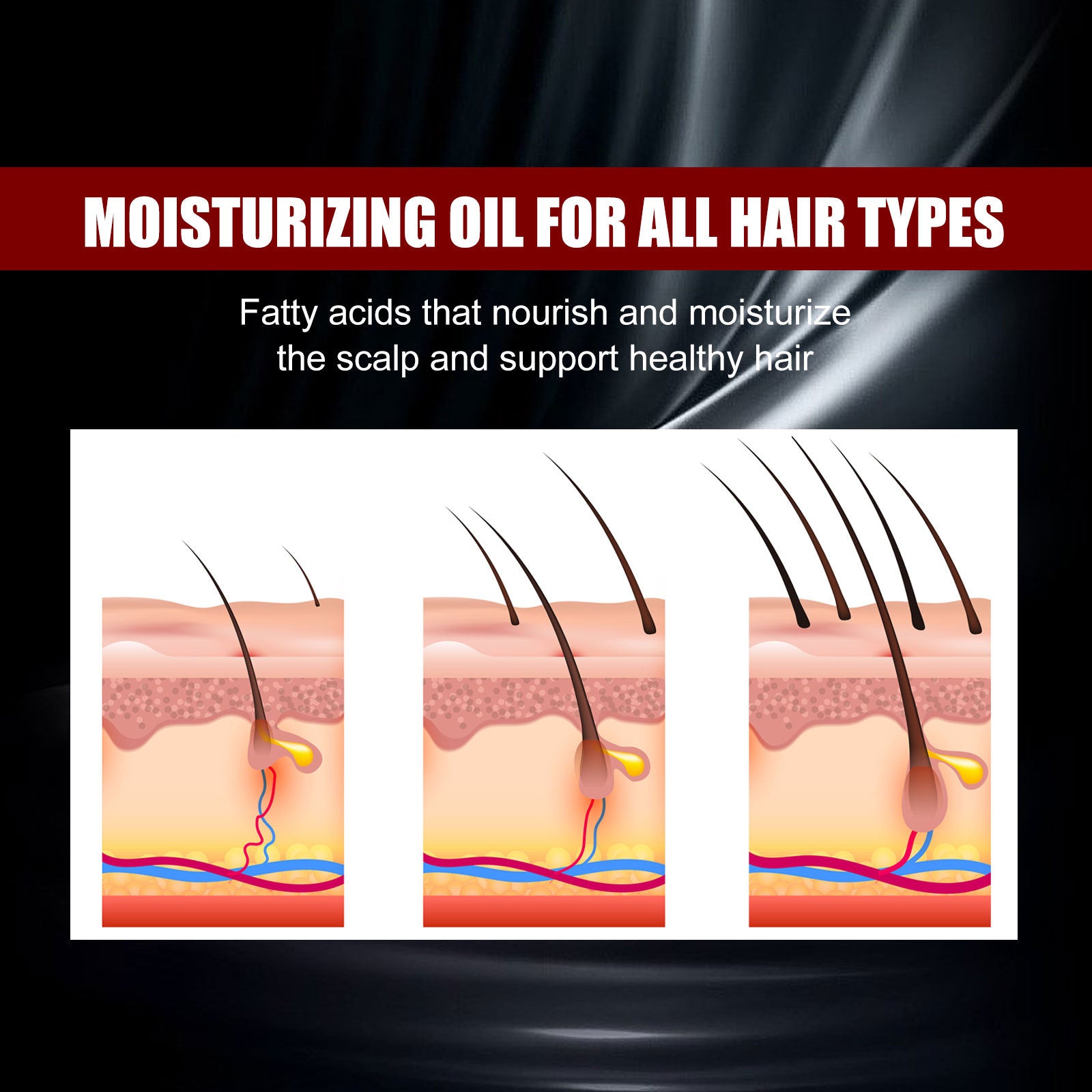 Black Rice Hair Growth Spray – Scalp Treatment with Ginger & Ginseng for Thicker Hair