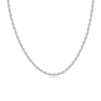 Heart-to-Heart Moissanite Pendant Necklace Set - S925 Sterling Silver