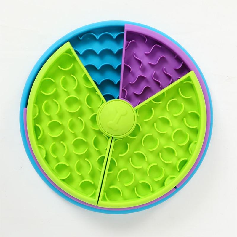3-in-1 Slow Feeder Dog Bowl - Anti-Choke Puzzle Feeder with Lick Mat for Medium & Large Dogs