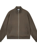 Men's Zip-Up Stretch Jacket – 95% Polyester, 5% Spandex, Full Zip & Pocketed