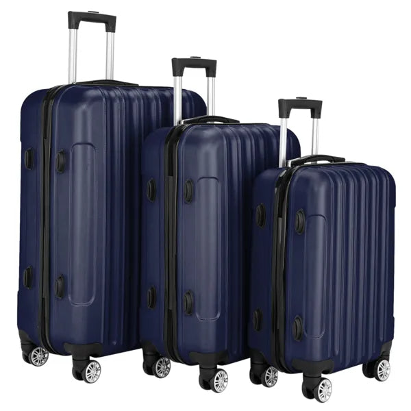 Premium 3-Piece Luggage Set - Hardside Spinner Suitcase Collection with TSA Lock