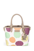 David Jones Colorful Polka Dot Tote Handbag