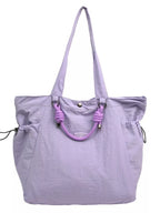 Casual Lightweight Shoulder Handbag – Large Polyester Tote