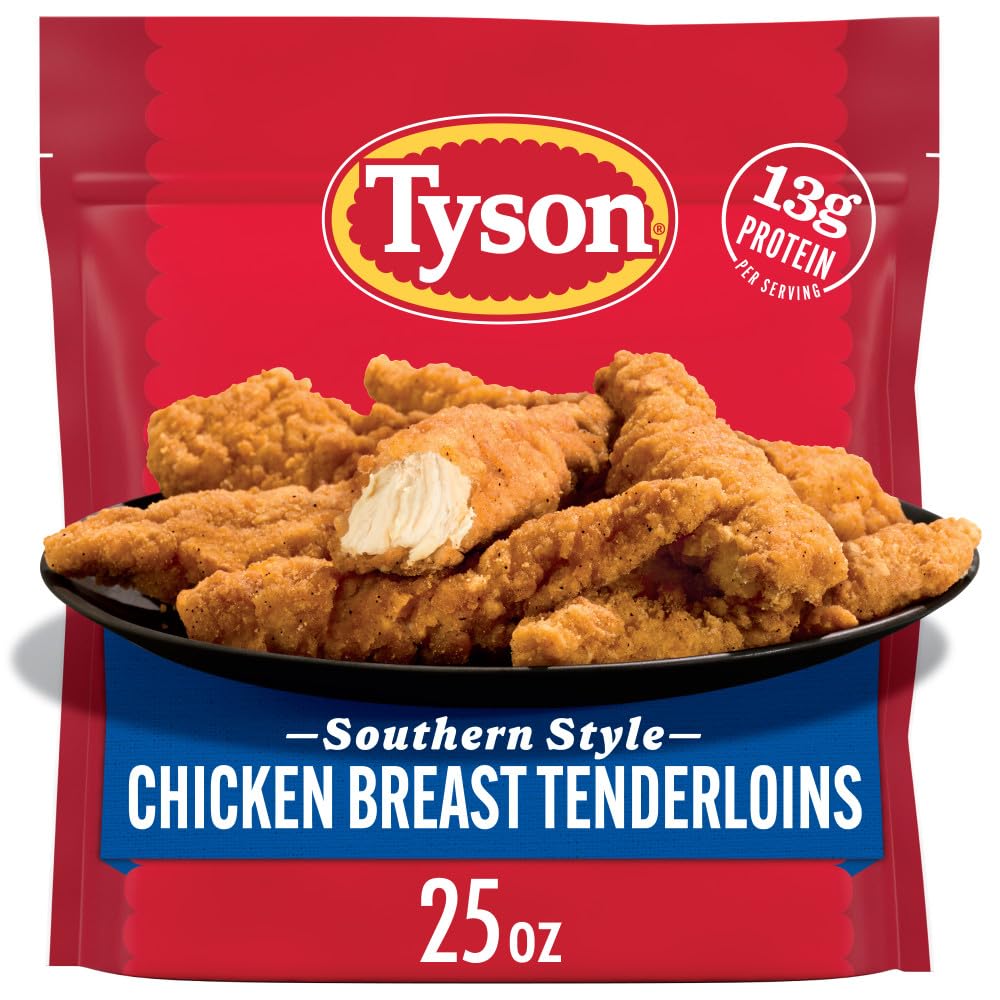 Tyson Southern Style Chicken Breast Tenderloins, Frozen – 25 oz
