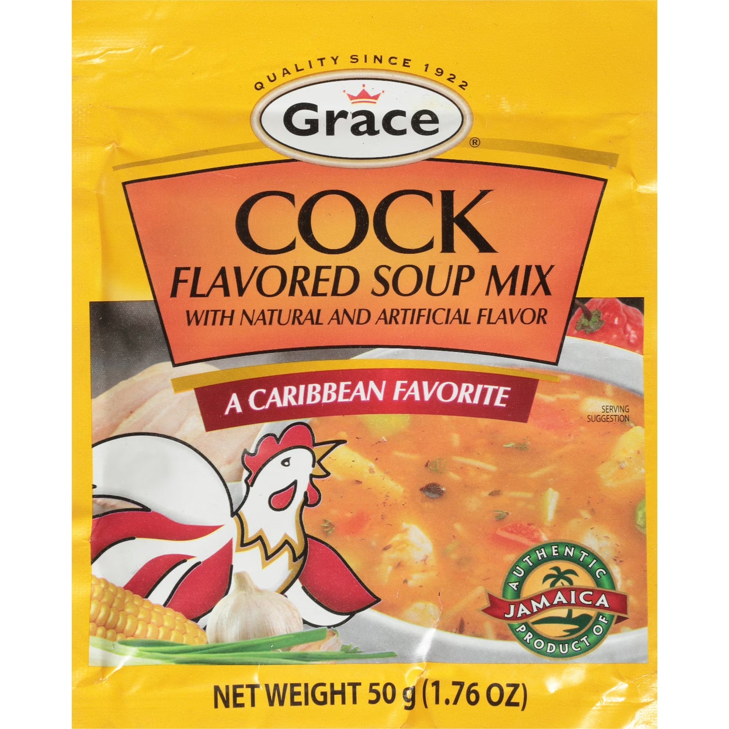 Grace Chicken Flavored Soup Mix, 1.76 oz – Authentic Jamaican Comfort in Every Bowl