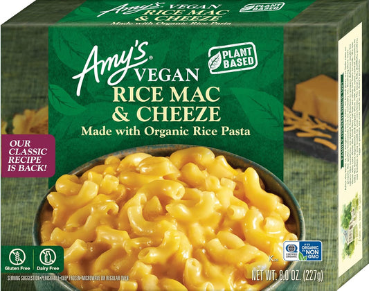 Amy's Mac & Cheeze Frozen Meal | Dairy Free, Gluten Free & Vegan