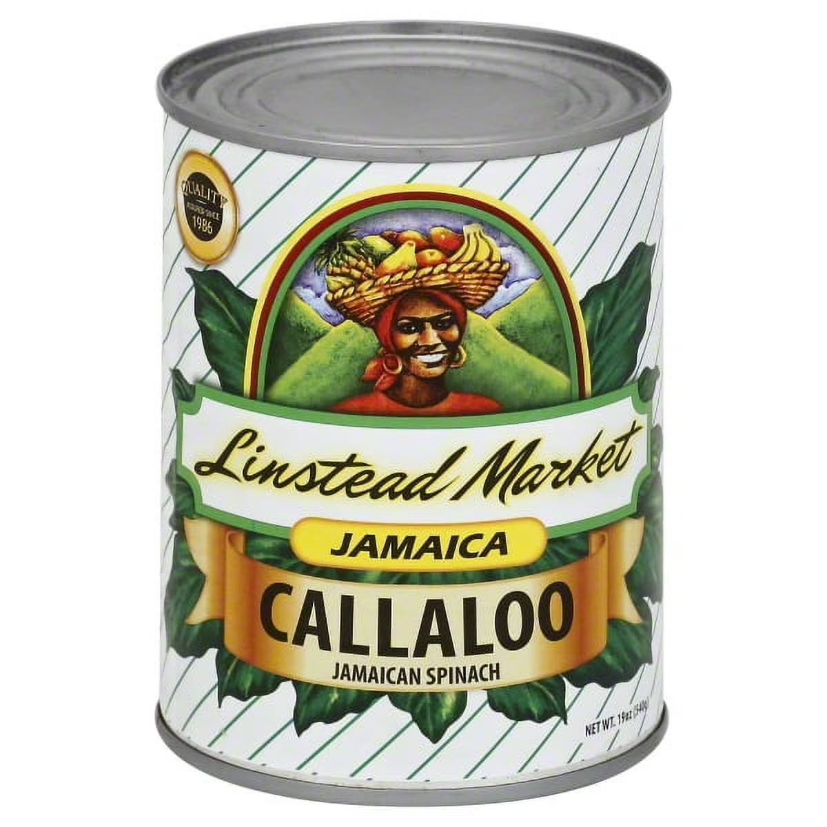 Linstead Market Jamaica Callaloo (Jamaican Spinach), 19 oz | Authentic Caribbean Green