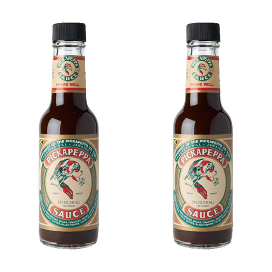 Jamaican Original Pickapeppa Sauce, 5 oz – 2 Pack | Authentic Caribbean Hot Sauce