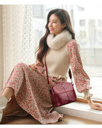 Women’s Ribbed Turtleneck Sweater – Slim Fit Knit Long Sleeve Pullover Top (Autumn/Winter)