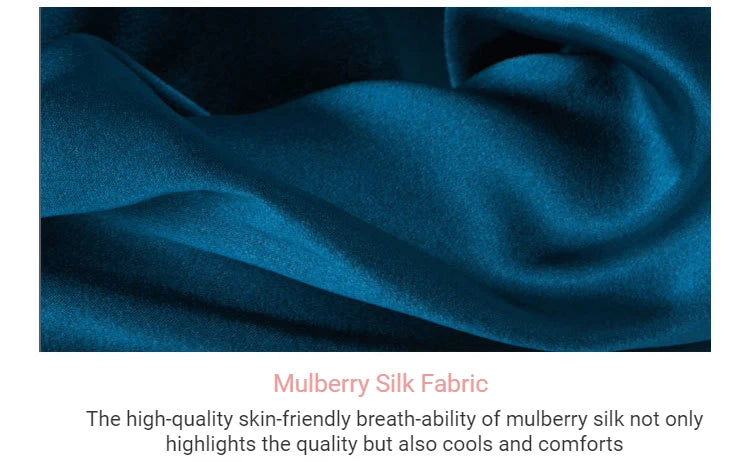 SFELIKY Women's 19mm Mulberry Silk Blouse – Long Sleeve V-Neck Satin Shirt