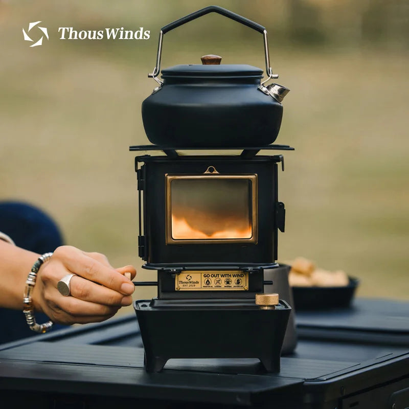 Thous Winds Firedance Oil Lamp Stove Portable Outdoor Camping Lantern Emotion Retro Lights for Picnic Backpack Camping Supplies