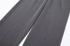 MUJER Women's High Waist Wide Leg Pants – Loose Fit Baggy Trousers for Office & Casual Wear