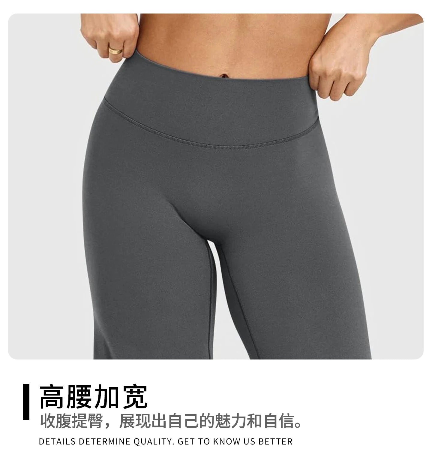 Women's High Waist Wide Leg Yoga Pants – Tummy Control Butt Lift Flare Leggings