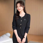 GBVLGAR Women's Long Sleeve Skirt Suit Set – Slim Fit Professional Office Dress Set