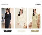 GBVLGAR Women's Long Sleeve Skirt Suit Set – Slim Fit Professional Office Dress Set
