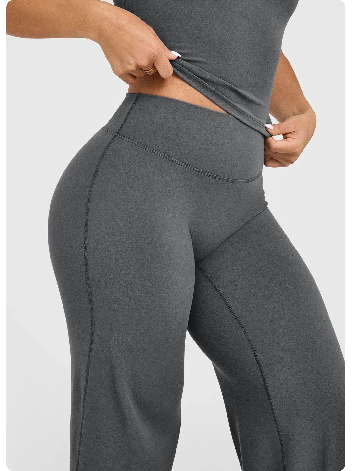 Women's High Waist Wide Leg Yoga Pants – Tummy Control Butt Lift Flare Leggings