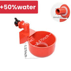 5/10/20 Pcs Automatic Poultry Drinking Bowl Chicken Waterer Cups Duck Drinking Machine Hanging Drinking Bowls Water Dispenser
