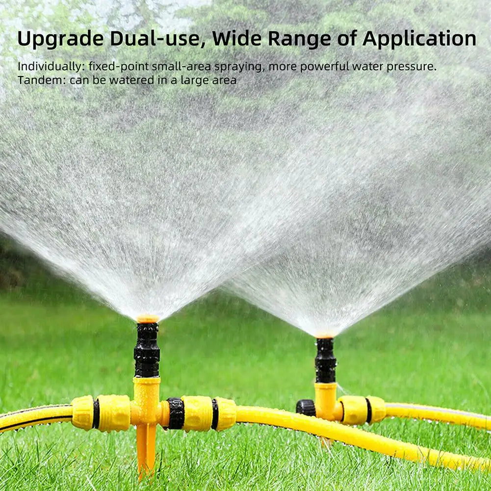 360° Rotating Garden Sprinkler | Automatic Lawn Irrigation System | Adjustable 90°–360° Spray