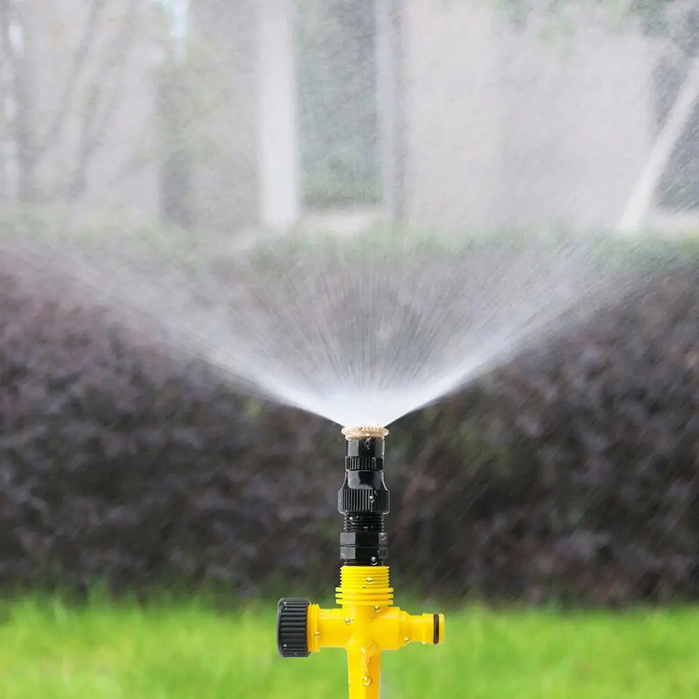 360° Rotating Garden Sprinkler | Automatic Lawn Irrigation System | Adjustable 90°–360° Spray