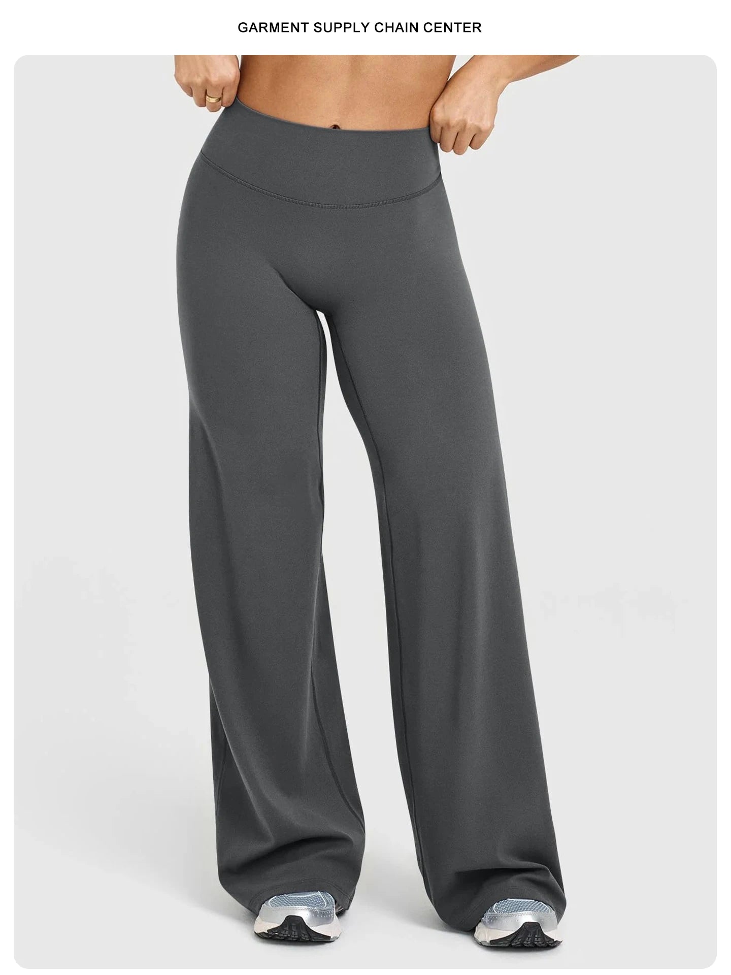 Women's High Waist Wide Leg Yoga Pants – Tummy Control Butt Lift Flare Leggings