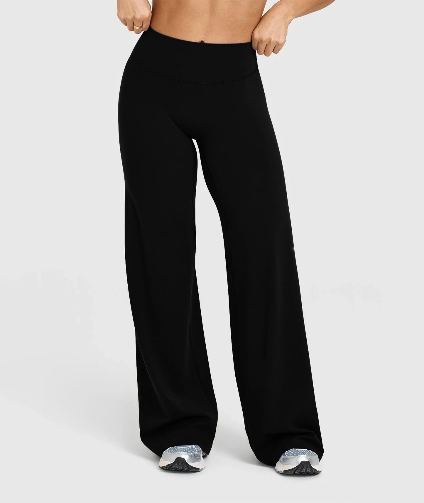 Women's High Waist Wide Leg Yoga Pants – Tummy Control Butt Lift Flare Leggings