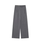 MUJER Women's High Waist Wide Leg Pants – Loose Fit Baggy Trousers for Office & Casual Wear