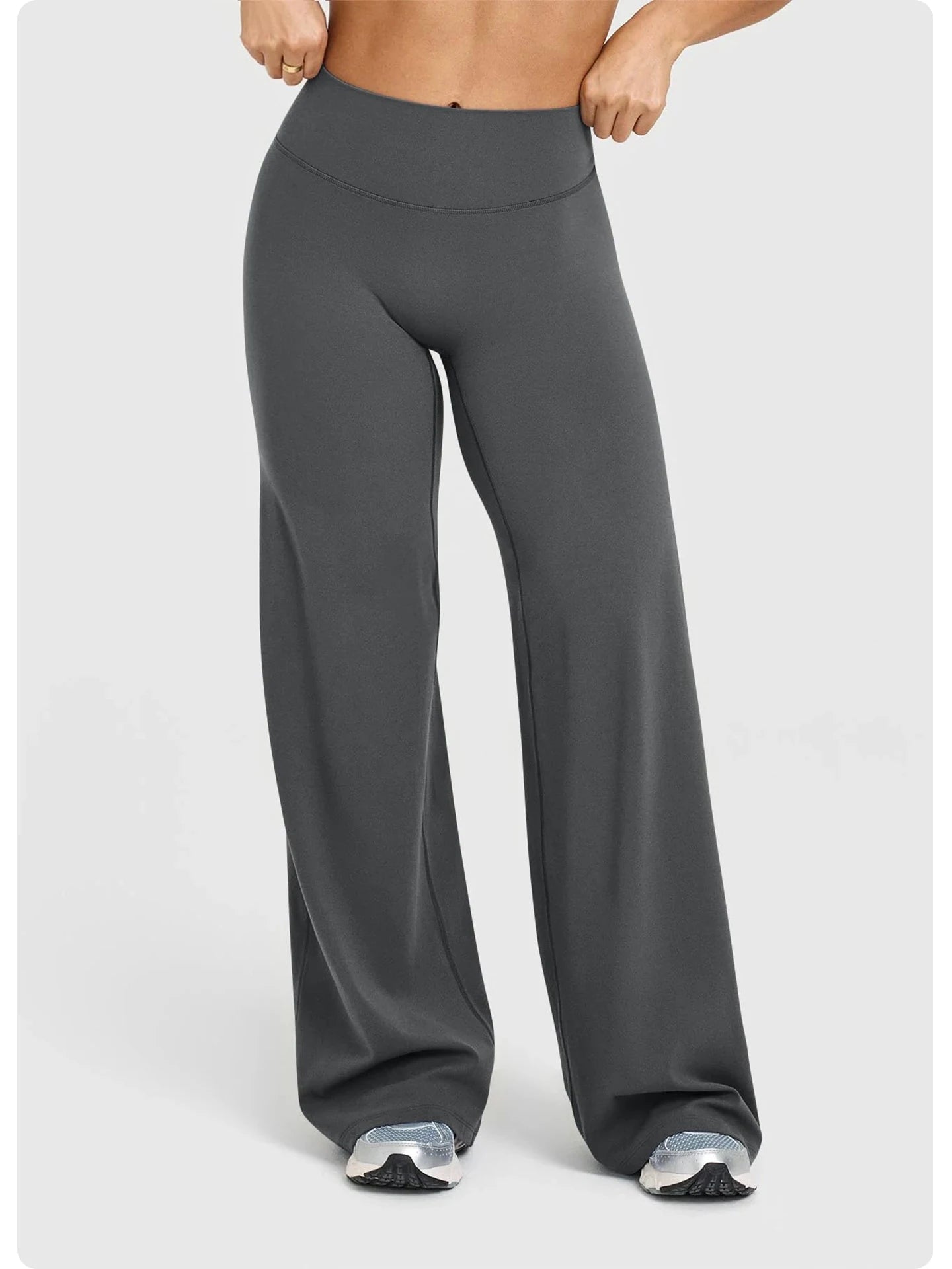 Women's High Waist Wide Leg Yoga Pants – Tummy Control Butt Lift Flare Leggings