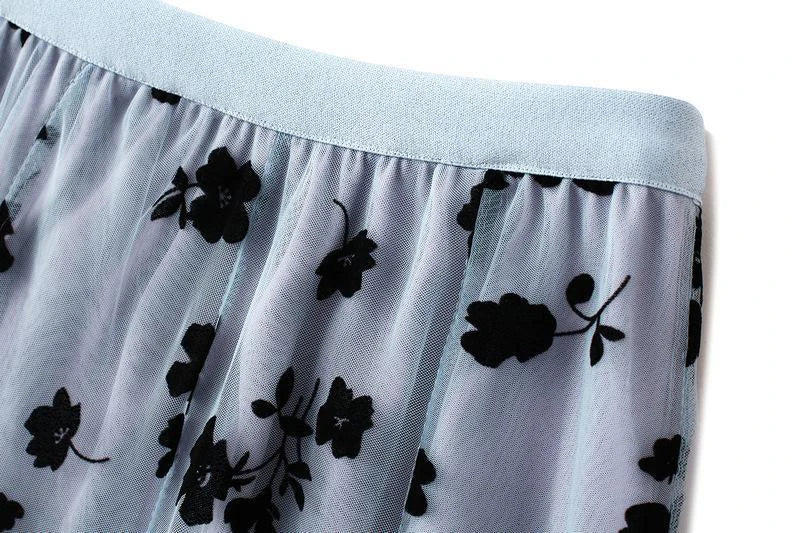 ZOKI Women's High Waist Pleated Midi Skirt – A-Line Tie Waist Casual Summer Skirt
