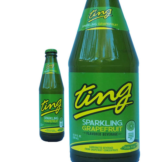 D&G Jamaican Ting Grapefruit Soda – 2-Pack (9.6 fl oz Glass)