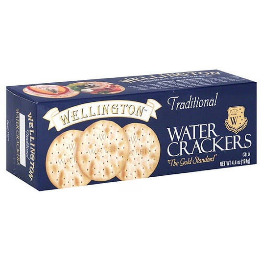 Wellington Traditional Water Crackers, 4.4 oz – Pack of 12 | Classic Caribbean Crackers