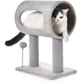 Cat Tree Tower with Tunnel Bed & Scratching Posts – 20.5" Play & Rest Station for Cats