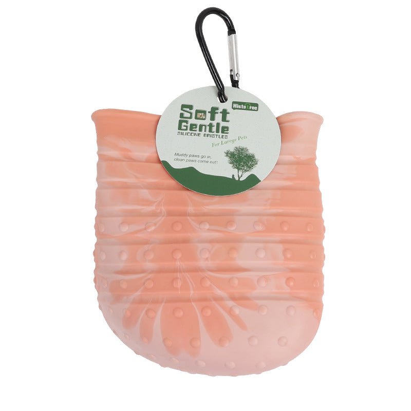 Dog Paw Cleaner Cup - Portable Pet Foot Washer with Soft Silicone Bristles