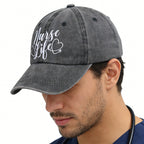 Nurse Life Embroidered Baseball Cap - 2 Pack Cotton Adjustable Hat for Women & Men