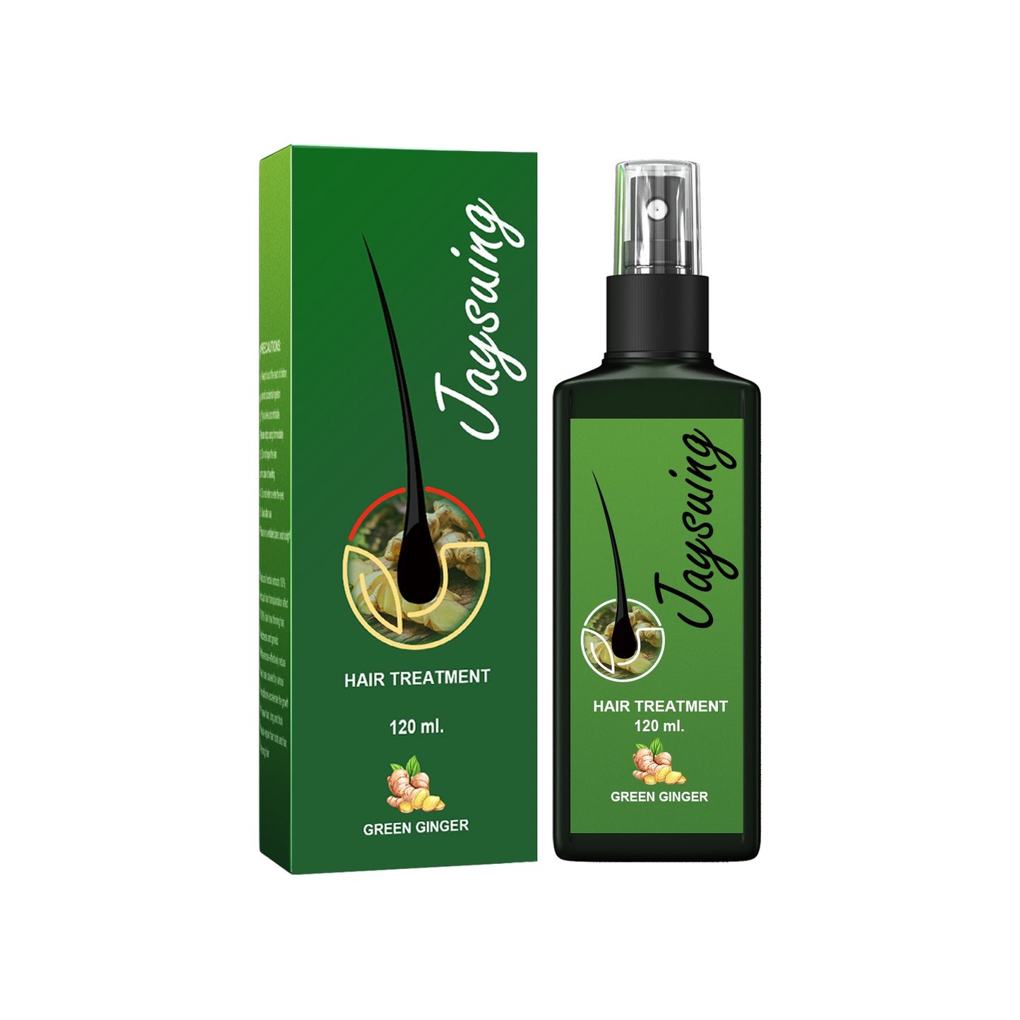 Ginger Hair Growth Spray – Reduces Hair Loss & Promotes Thicker, Stronger Hair – 120ml