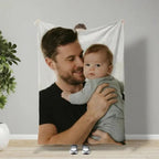 Personalized Photo Blanket - Custom Fleece Throw with Your Pictures | Perfect Mother's Day Gift