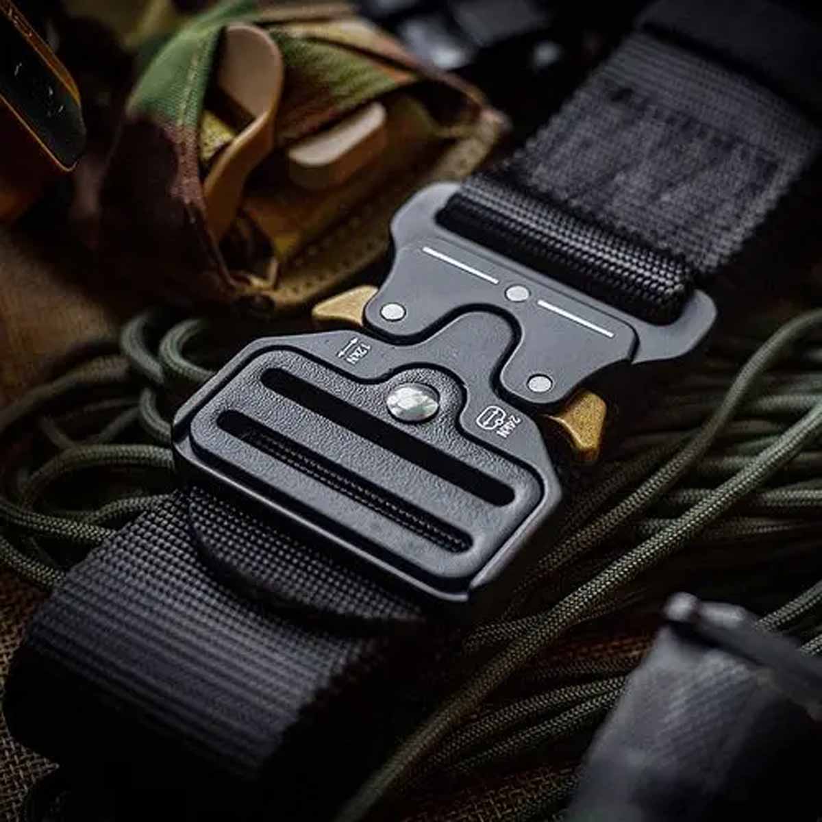 Men's Tactical Belt | Quick-Release Buckle | Adjustable Military Nylon Waist Belt