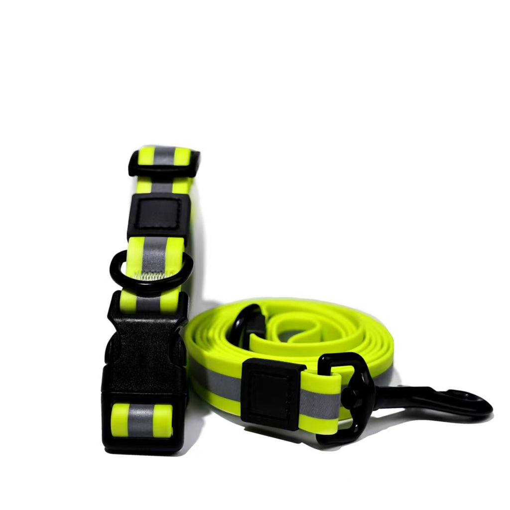 Reflective Dog Leash & Harness Set – High-Visibility Night Walk Safety
