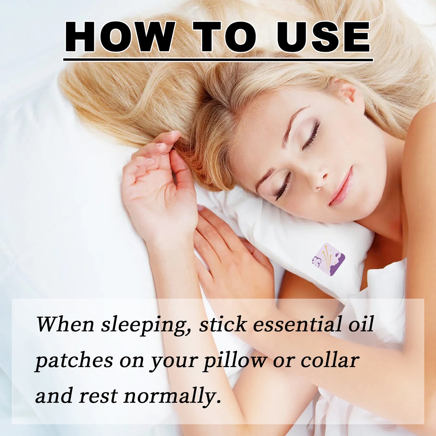 Lavender Sleep Patches for Better Rest - 30 Count Natural Essential Oil Stickers