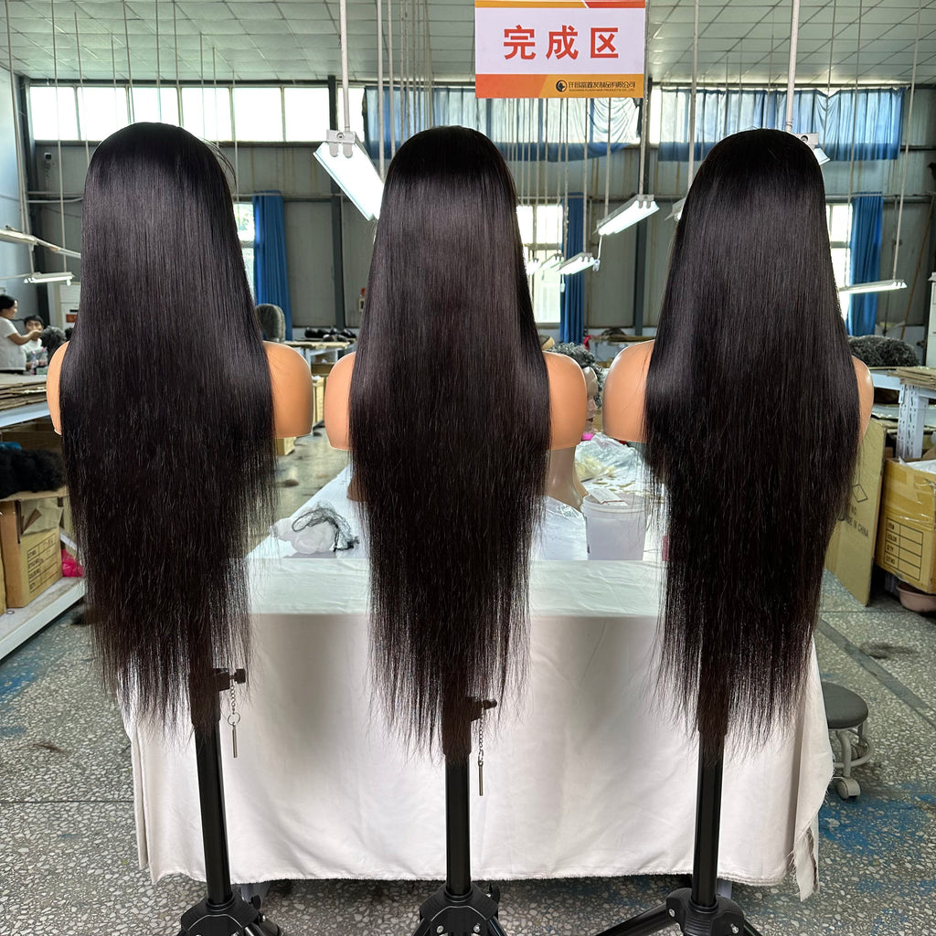 13x4 HD Lace Front Wig | Bone Straight 200% Density | 100% Virgin Human Hair