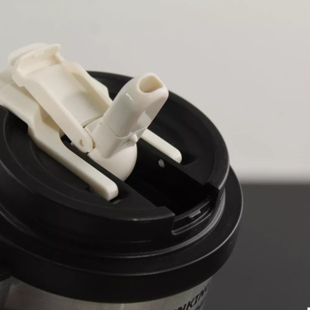 500ml Cute Cat Stainless Steel Tumbler with Straw | Insulated Travel Cup | Gift for Cat Lovers