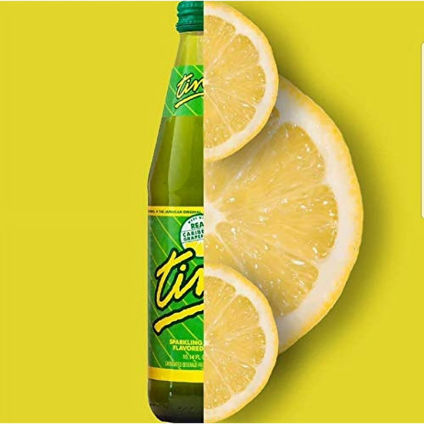 Ting Sparkling Jamaican Grapefruit Flavored Beverage – 10.14 oz Glass Bottle, 2-Pack